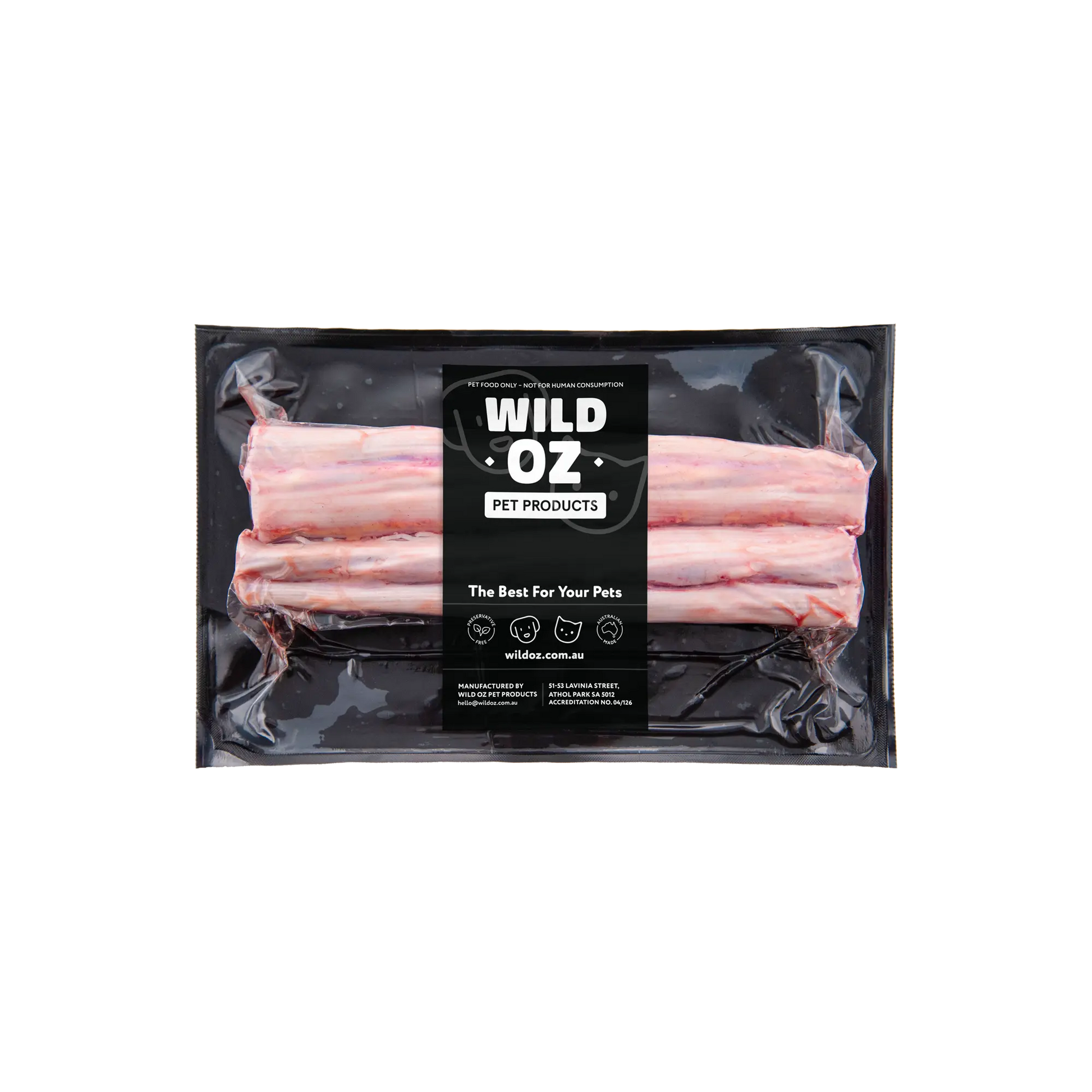 wild oz kangaroo tail for dogs 2 pieces