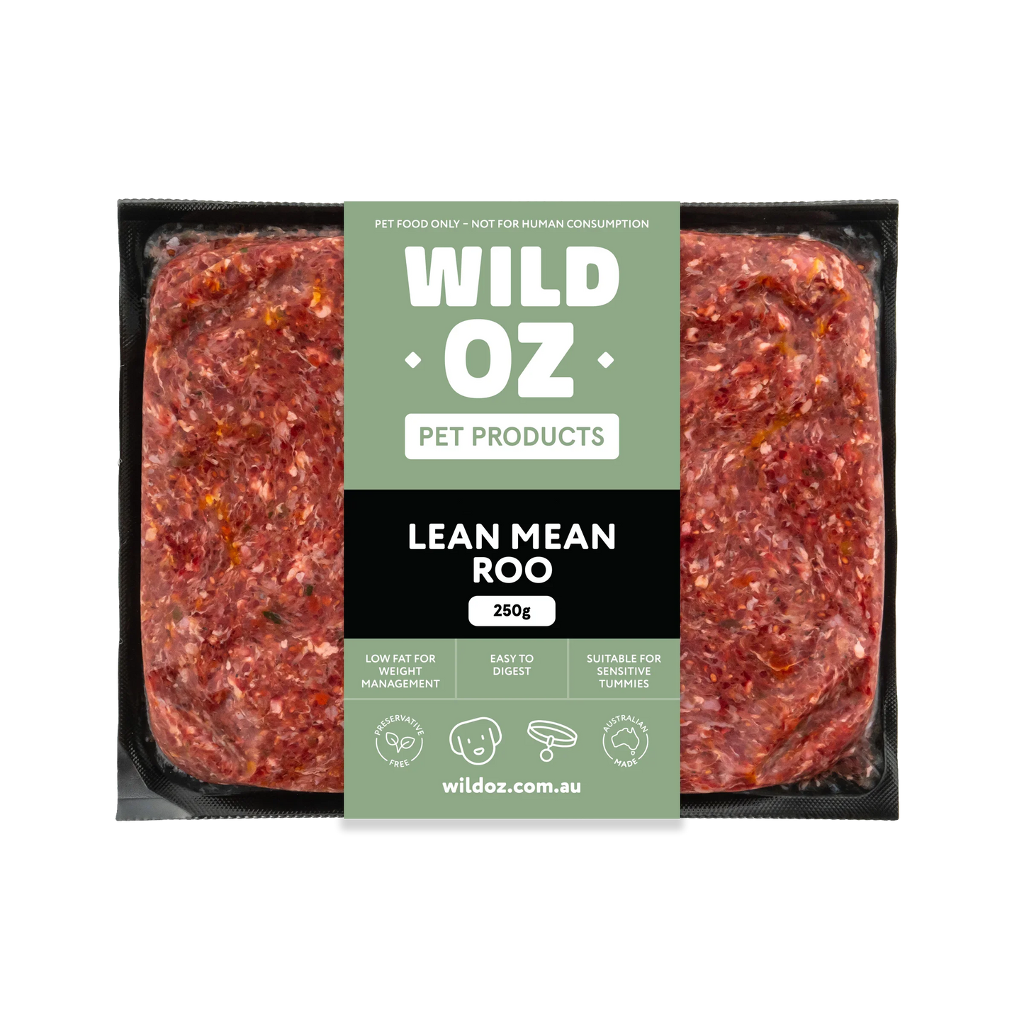 lean mean kangaroo meals for pets 250g