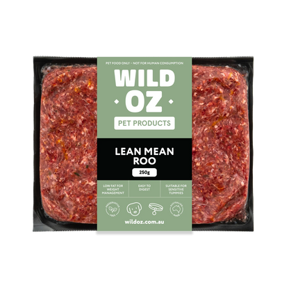 lean mean kangaroo meals for pets 250g