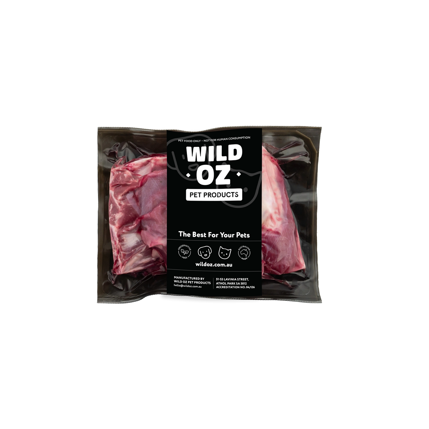 wild oz venison brisket pack