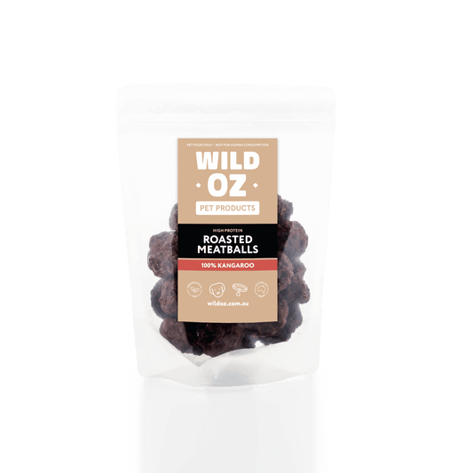 wild oz kangaroo meatballs for pets